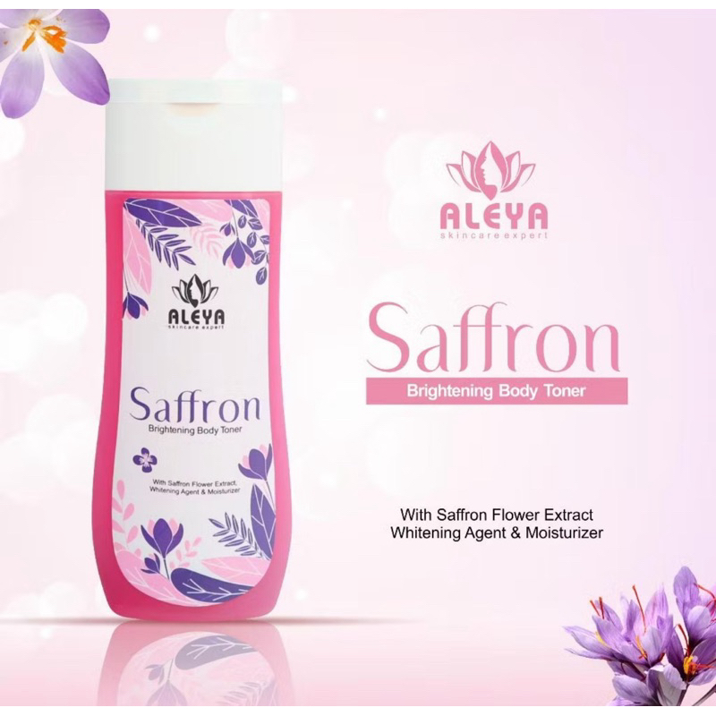 ALEYA Toner Badan Saffron Brightening Plus Niacinamide Original Bpom 100ml