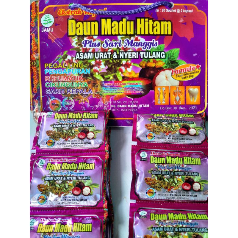 KAPSUL ASAM URAT DAUN MADU HITAM