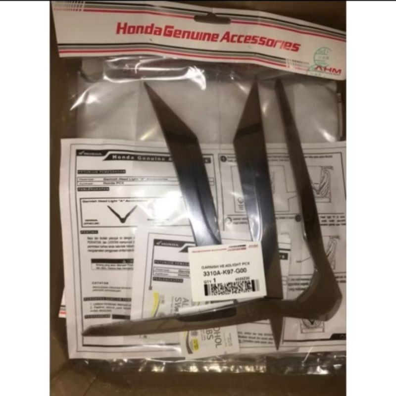 Garnish Lampu Depan PCX 150 Original Honda