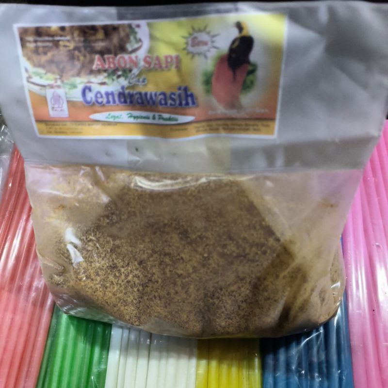 

Abon rasa SAPI 1kg merk cendrawasih