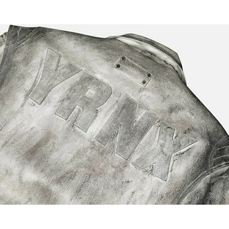 YRNX- Dirty rhapsody leather jacket-boxy fit