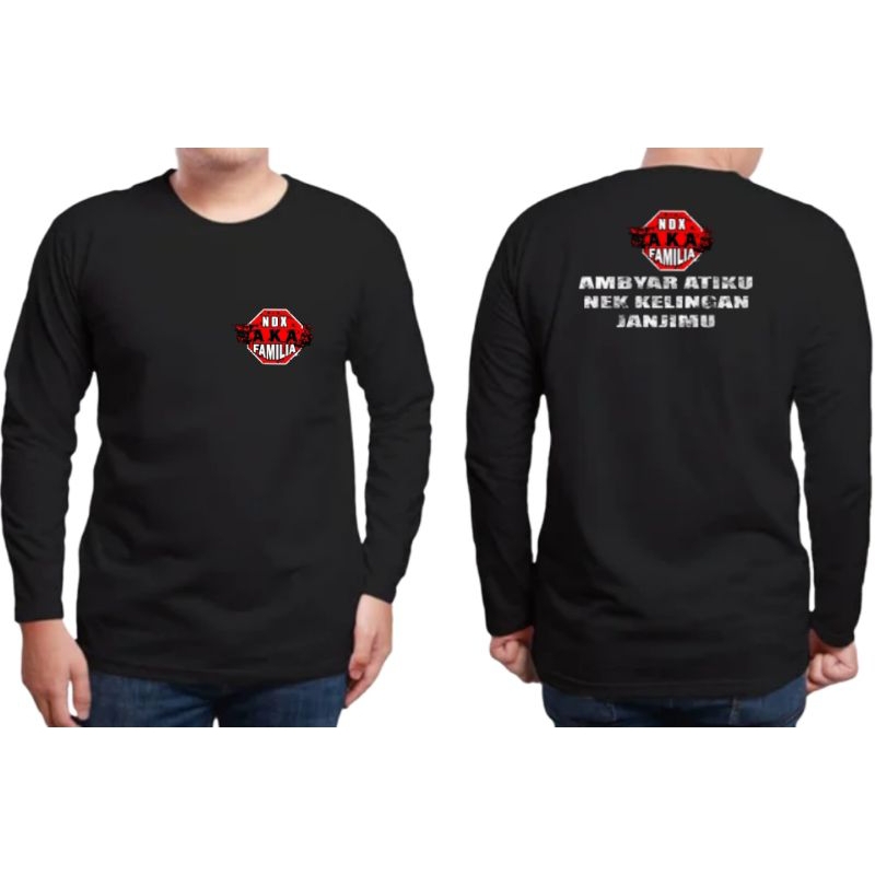 KAOS LENGAN PANJANG NDX AKA LOGO KAOS VIRAL