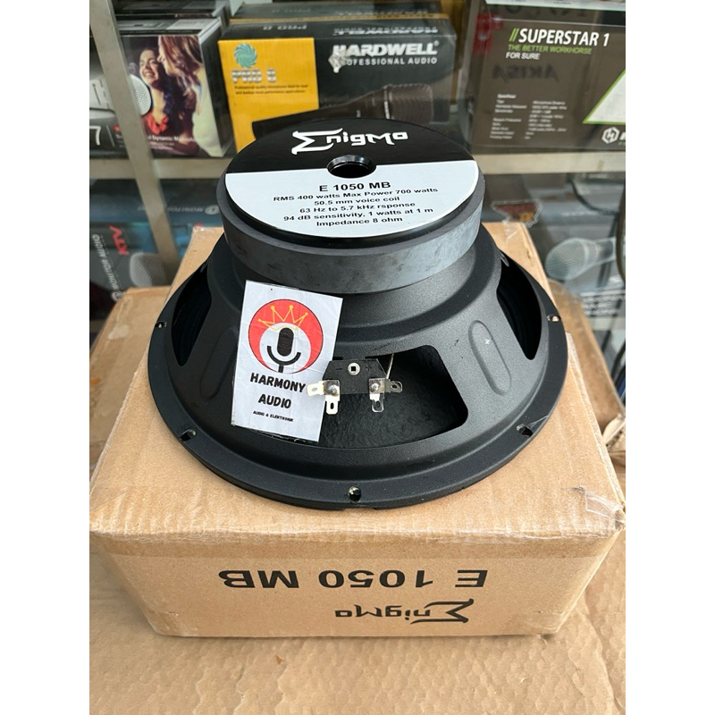 Speaker komponen Enigma E 1050 MB 10in 10inci 10inch original