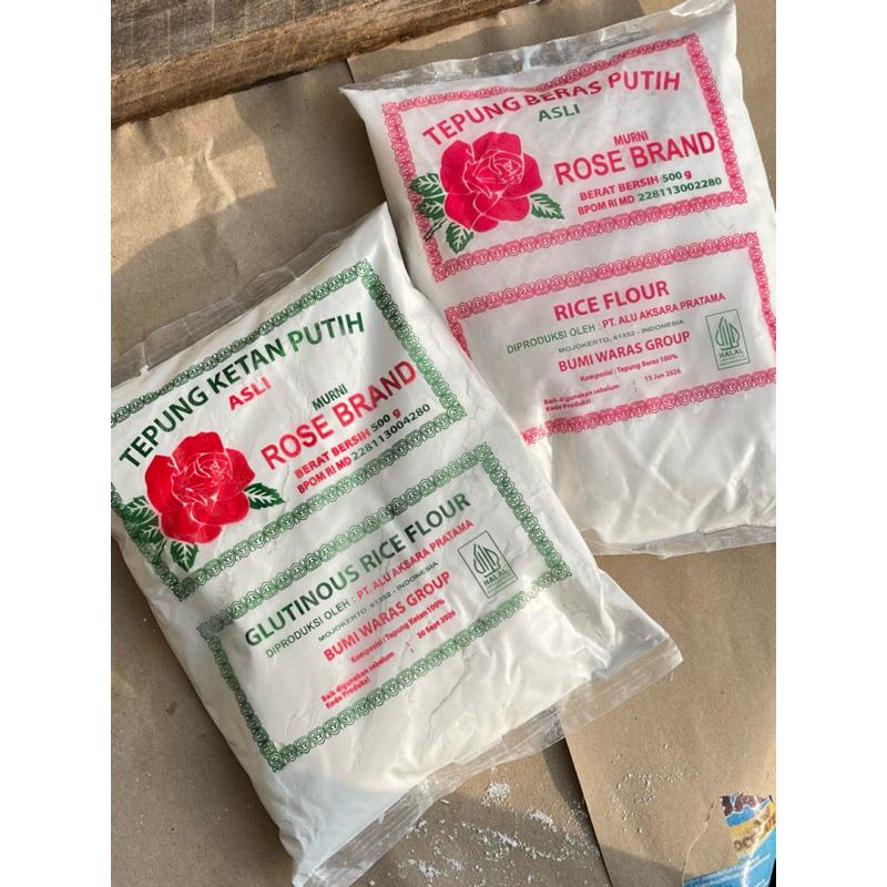 

TEPUNG ROSE BRAND BERAS DAN KETAN PUTIH 500 GRM