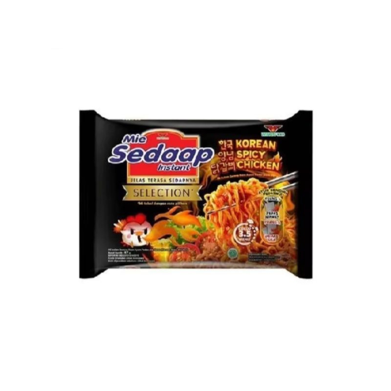 

MIE SEDAAP KOREAN SPICY CHICKEN/MIE GORENG RASA KOREAN SPICY CHIKEN 87 G