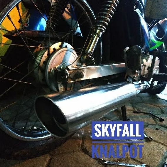 Knalpot Standard Racing HONDA WAVE SUPRA KARISMA KIRANA FULLSET STAINLEES