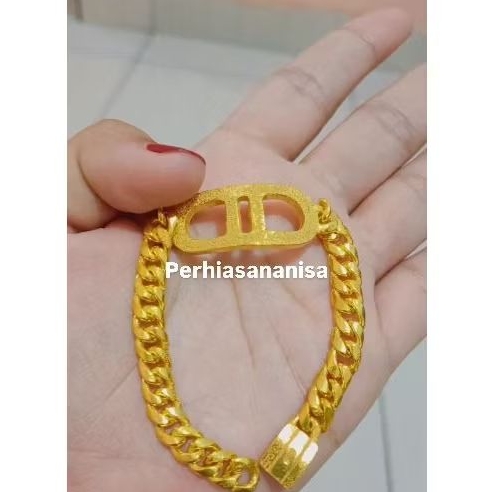 Gelang Rait Satu Pasir Lapis Emas99 Banjar