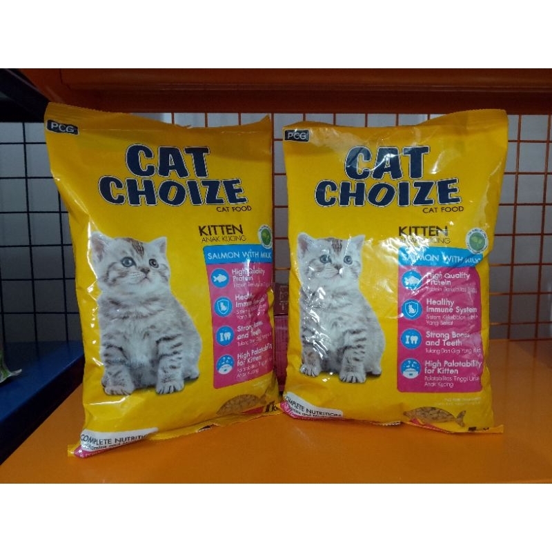 Grab / Gojek Makanan kucing Cat Choize Kitten Salmon 20kg / Cat Choize Kitten Salmon 20kg