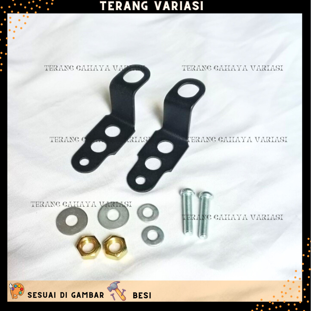 BRACKET DUDUKAN LAMPU TEMBAK KOLONG D2 VARIO 125 OLD BOHLAM