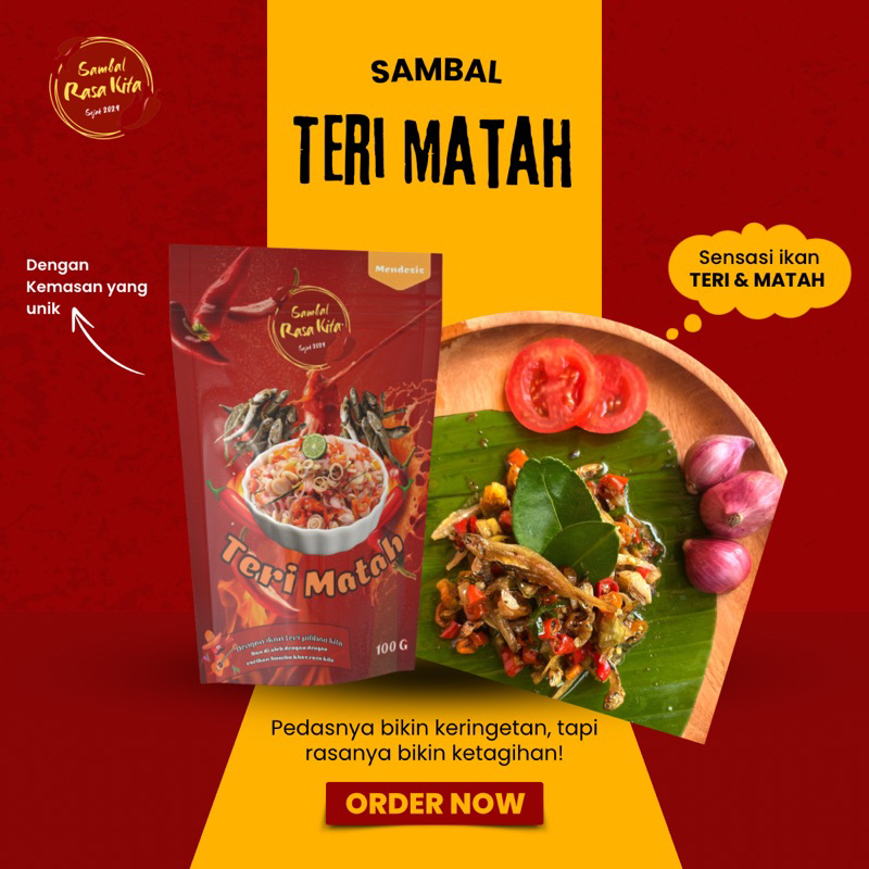 

Sambel Rasa Kita - Teri Matah || satuan || 100 Gram