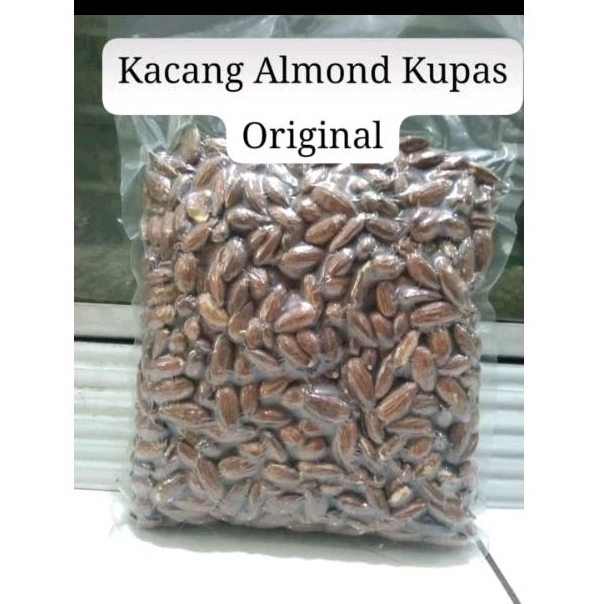 

Kacang Almond Panggang Roasted Kupas Original