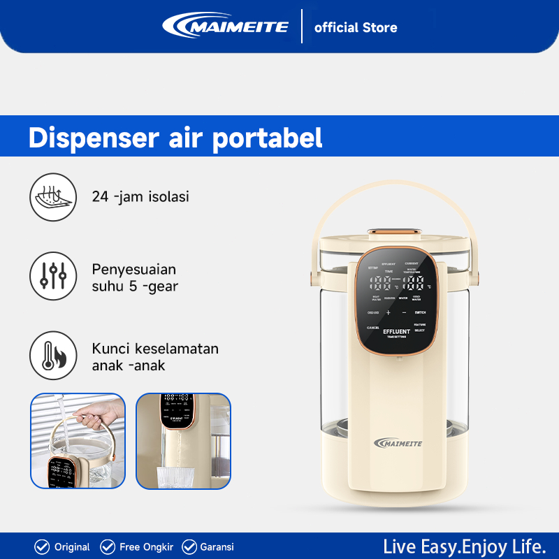 MAIMEITE Water Dispenser Instant Heating 3.5L / Dispenser Panas Dingin / Hot Water Dispenser / Peman