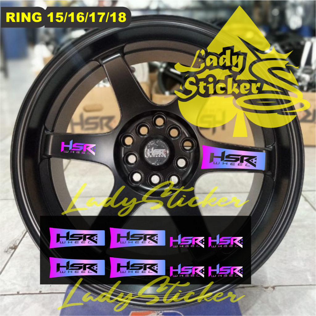 sticker velk hsr wheel sticker stiker velk mobil hsr wheel ring 15 16 17 18 8pcs