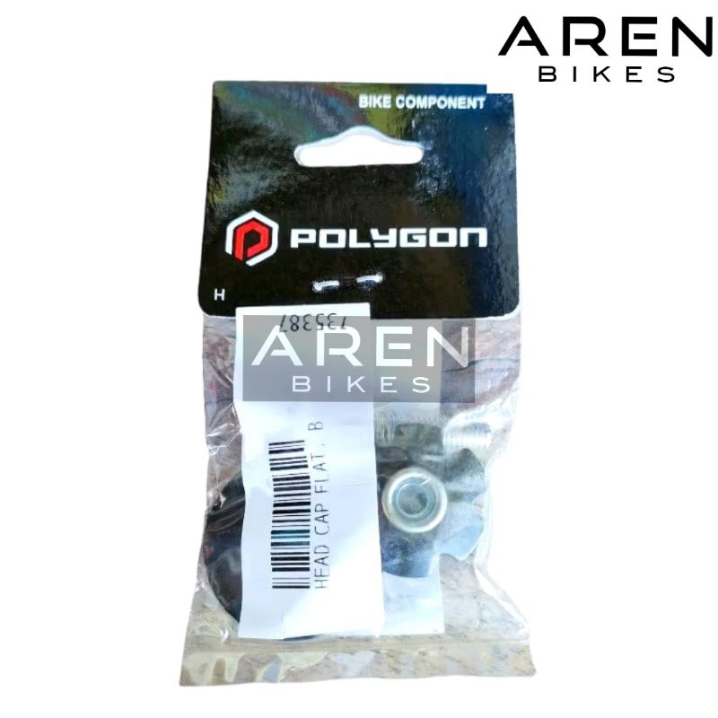 HEAD CAP FLAT POLYGON BAUT JANGKAR HEADSET KOM FORK SUSPENSI SEPEDA MTB OVERSIZE
