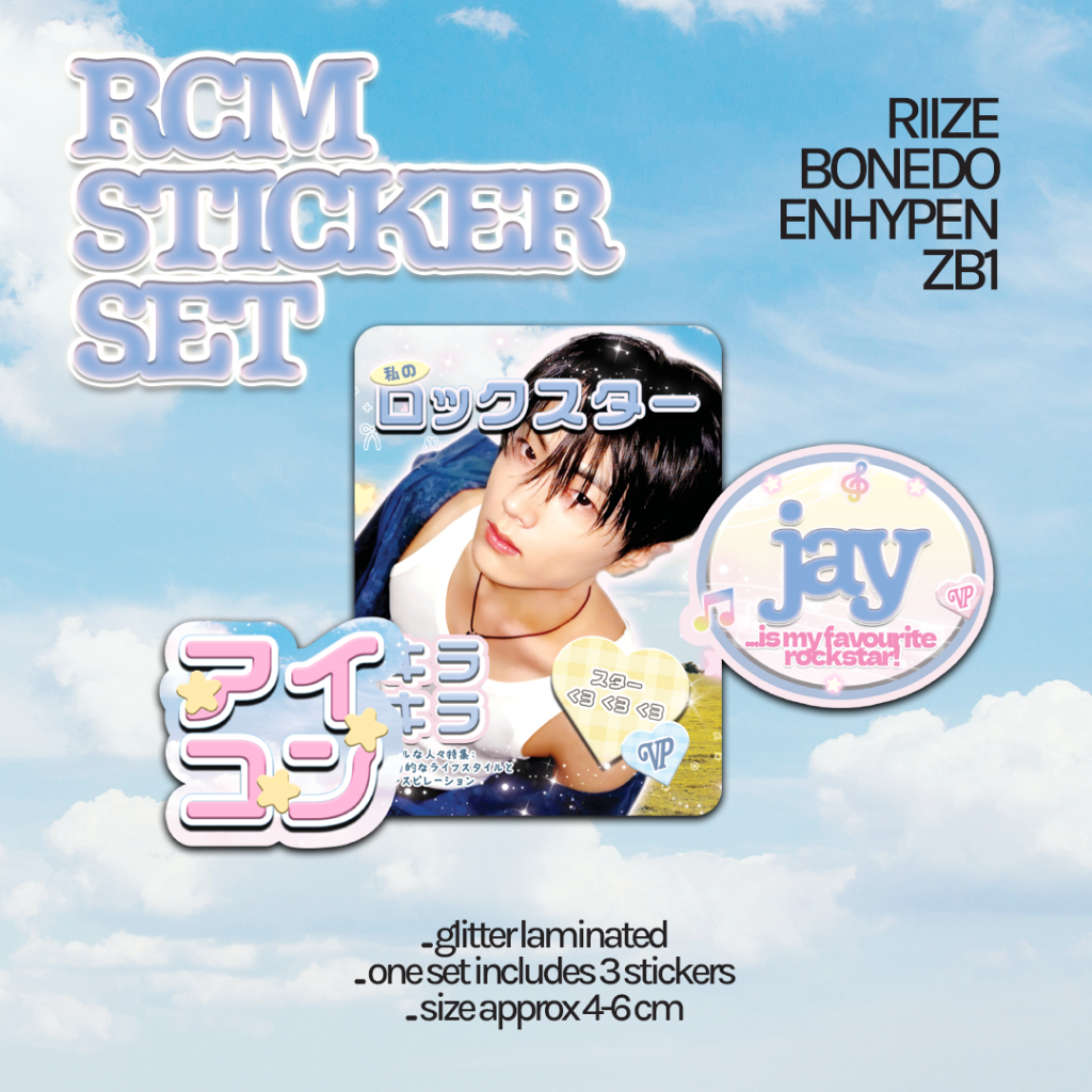 

‧₊˚ Pelunasan — Rockstar Culture Magz Diecut Sticker Set