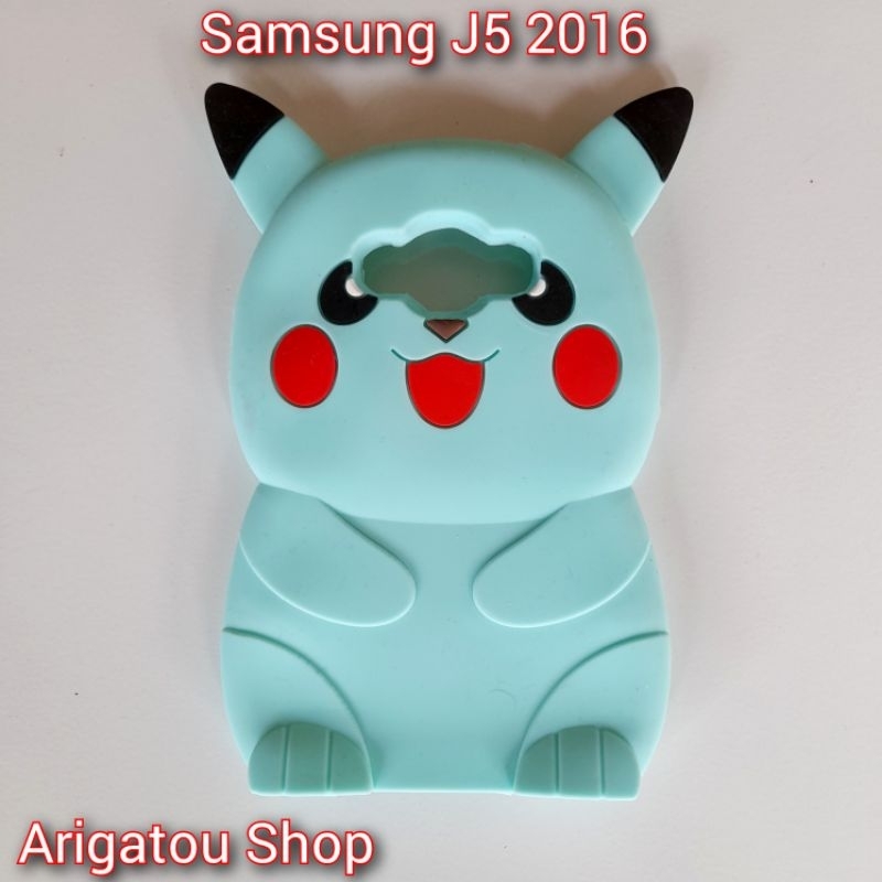 Samsung J5 2016 Case Softcase Boneka 3D Karakter Pokemon Pikachu