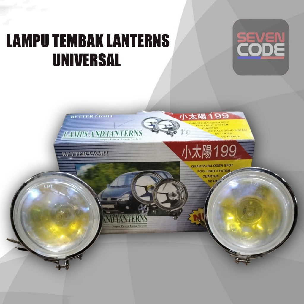 LAMPU TEMBAK LANTERENS UNIVERSAL / LAMPU KABUT MOBIL UNIVERSAL