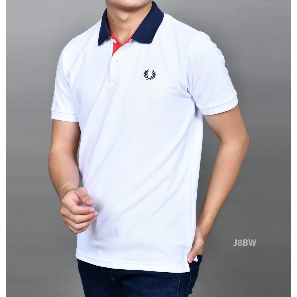 Kaos Kerah Pria Fred_Perry - Kaos Polo Shirt Premium