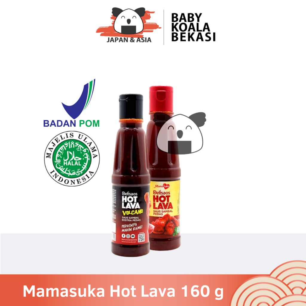 

MAMASUKA Delisaos Hot Lava & Volcano 160 g Halal | Mamasuka Saus - Bekasi