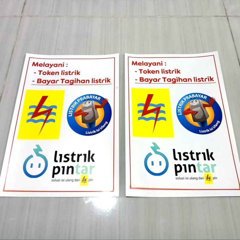 

Setiker poster jual Token Listrik Dan tagihan Pln