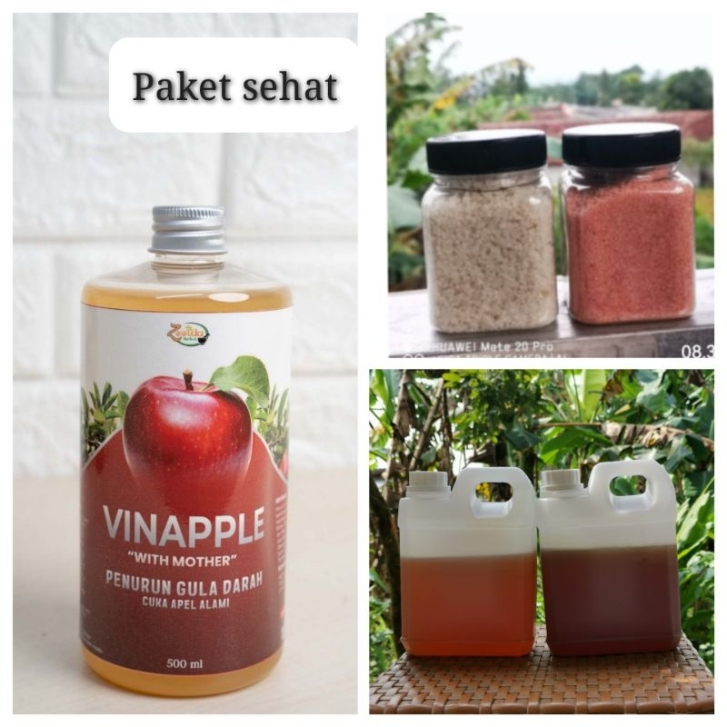 

PAKET SEHAT VINAPPLE ZEEIDA + GARAM HIMALAYA + MADU MULTIFLORA