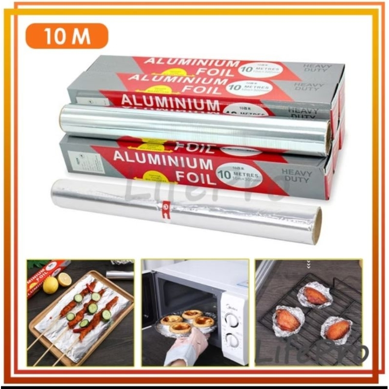 Aluminium Foil Roll 10m x 30cm / Kertas Aluminium Foil