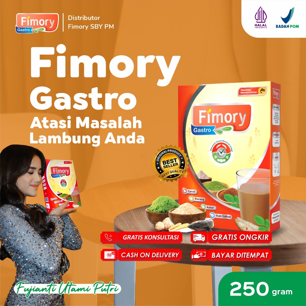 

Fimory Gastro 250gr - Minuman Berkhasiat untuk atasi Asam Lambung | Original 100% dari Bahan Alami
