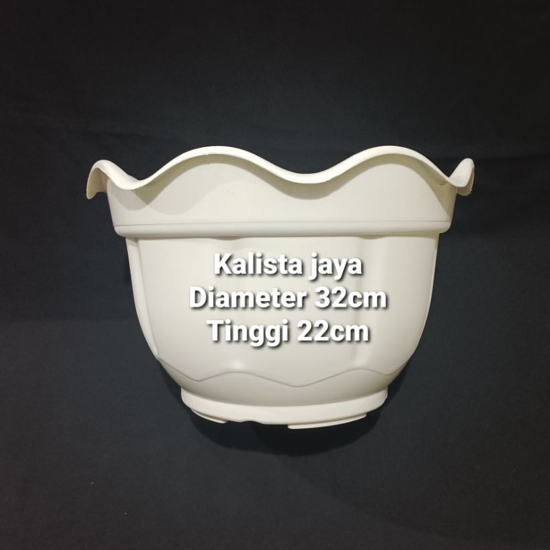 POT TANAMAN PLASTIK MERCURY 32cm POT PLASTIK DIAMETER 32cm