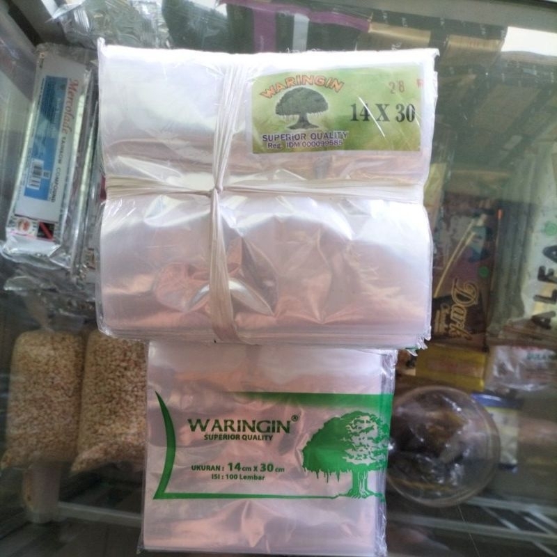 PP waringin bening 14X30 1ikat isi 10pak