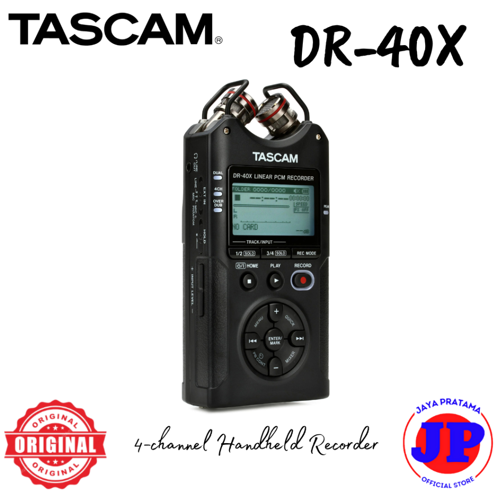 Tascam DR-40X 4-channel Handheld Recorder Original Tascam DR40X