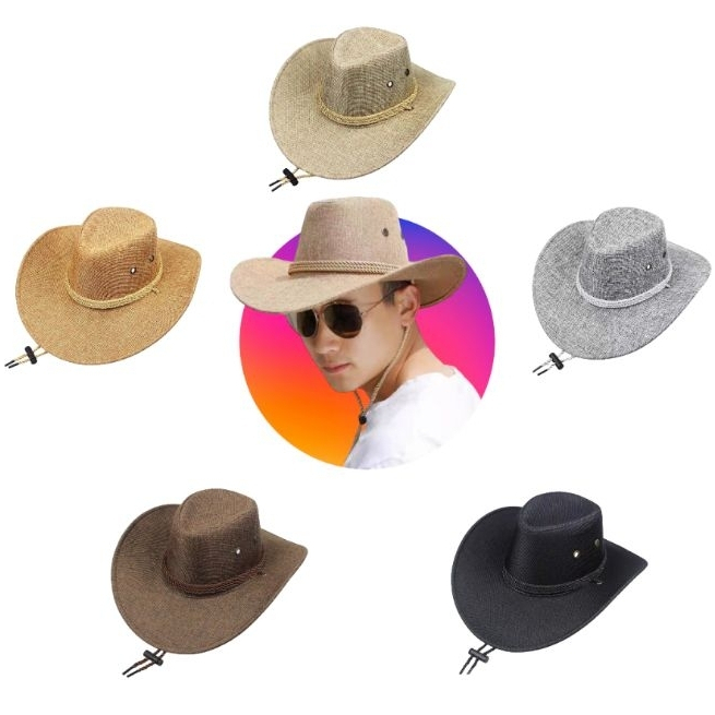 Topi Koboy / Topi Cowboy Amerika Laken Dewasa - Topi Koboy