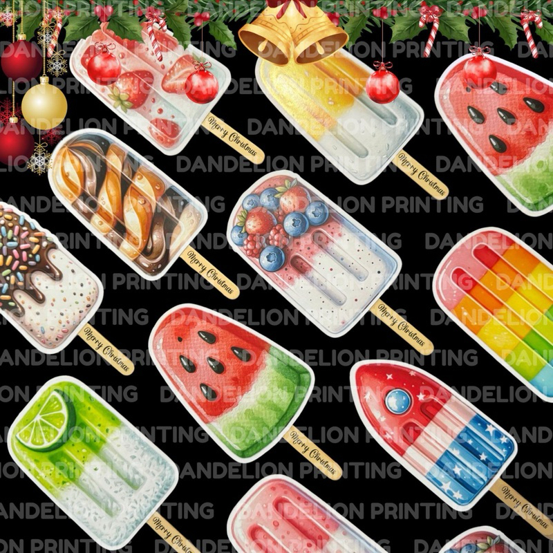 

(Isi 6pcs) Amplop Ice Cream Natal 3D / Angpao Natal Merry Chrismas 2024