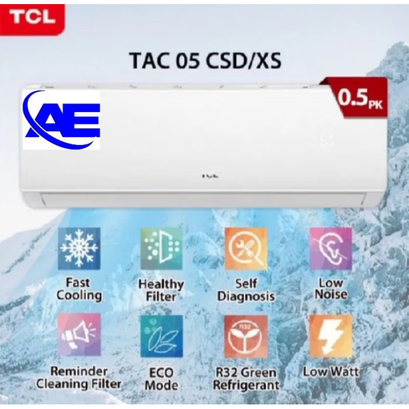 AC TCL low Watt  TAC-05CSD-Xss bergaransi resmi