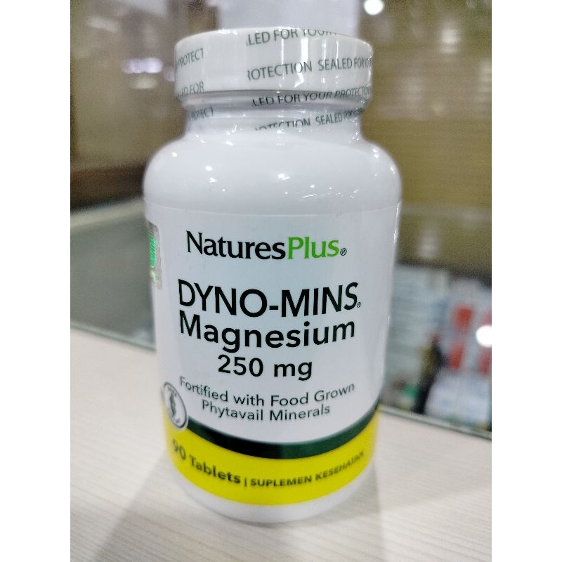 Natures Plus Dyno - Mins Magnesium 250MG isi 90 tablet