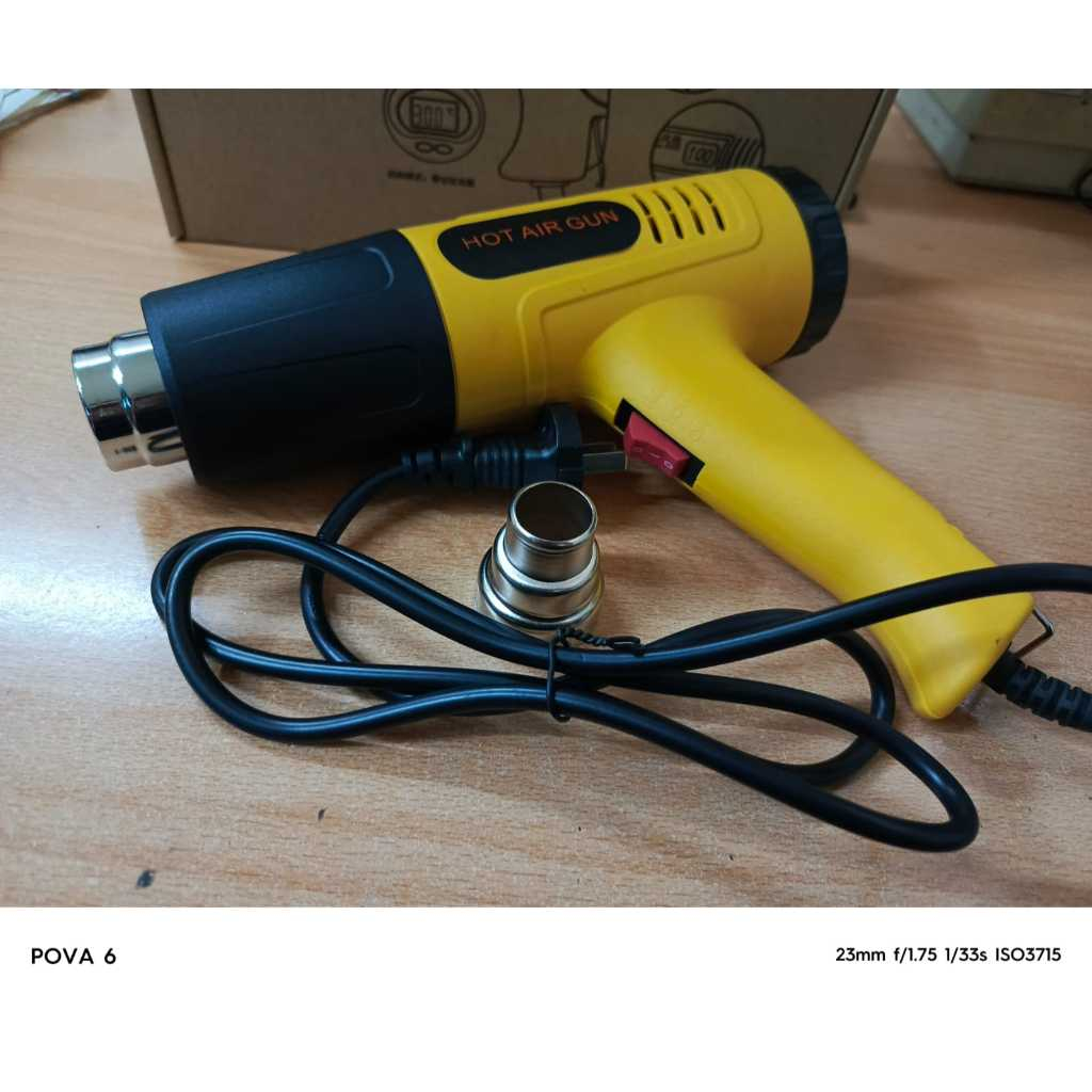 HEATGUN BLOWER VF 2000W/HOT GUN/PEMANAS STIKER SEGEL PLASTIK/PEMANAS KACA FILM/MESIN PEMANAS
