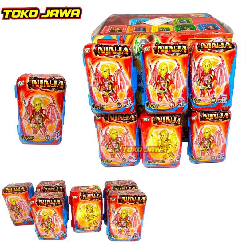 BRICK ROBOT NINJA BONGKAR PASANG