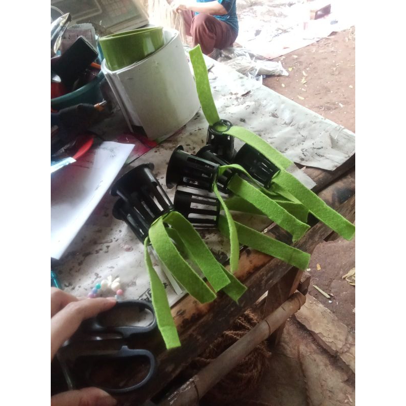 Pot Net Perlengkapan Hidroponik Lengkap Dengan Sumbu Flanel