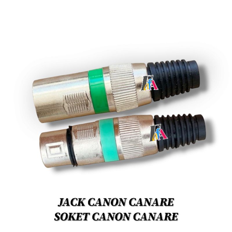 Jack / Soket Canon XLR CANARE NEW Male Female