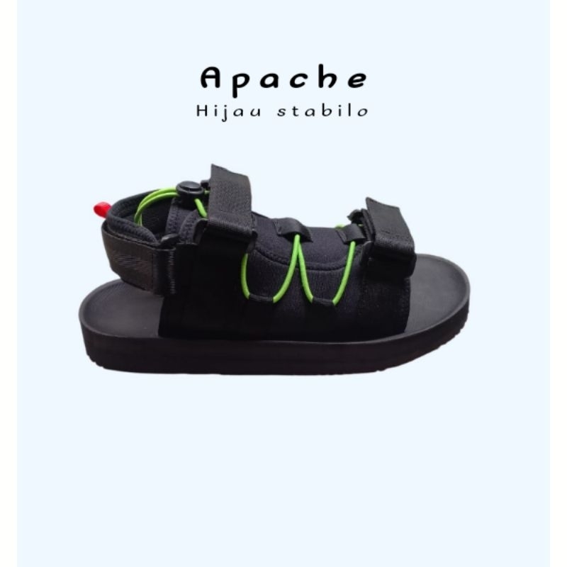 Jejak - Sandal Gunung Pria/Wanita - Apache hijau stabilo