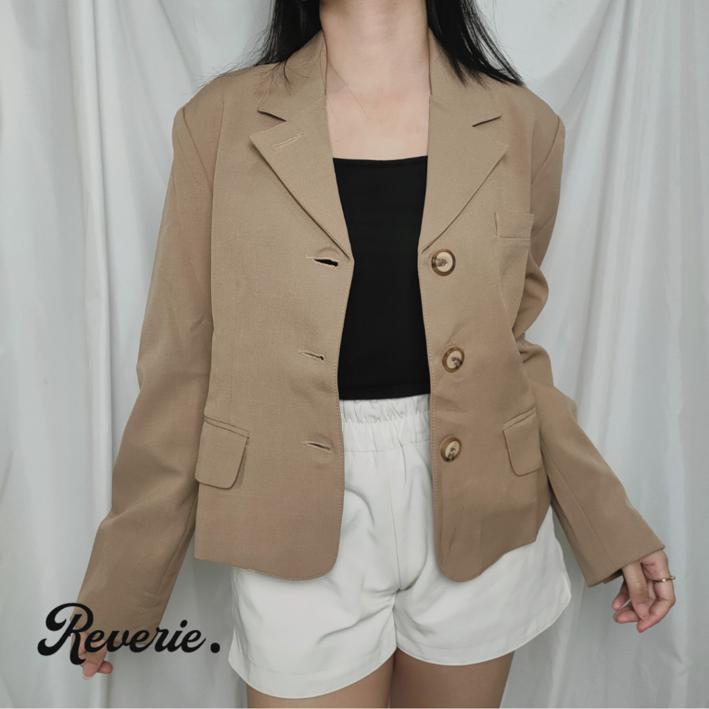[ BL104 ] Blazer crop furing / Outer Wanita blazer Furing / Blazer Crop / Crop outer/ Outer Wanita P