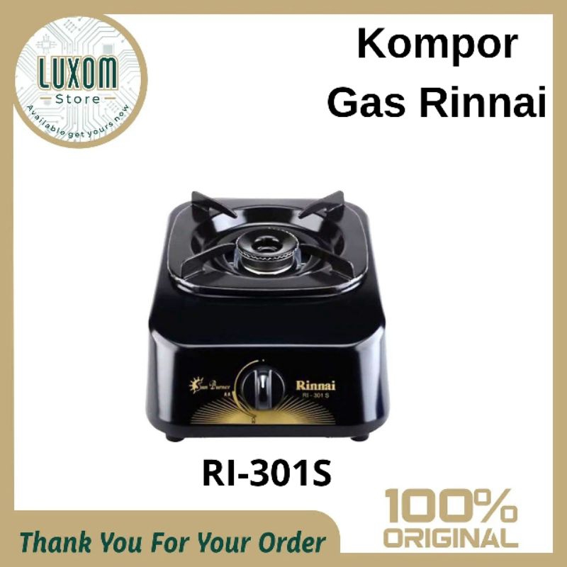 Kompor Gas rinnai RI-301S/kompor gas rinnai/301s/1 tungku/rinnai