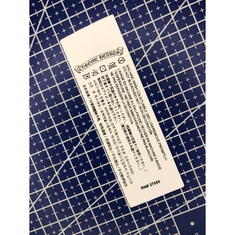 

CHROME HEARTS TAG WASH SUPER PREMIUM CO 1X DI KIRIM 600PCS