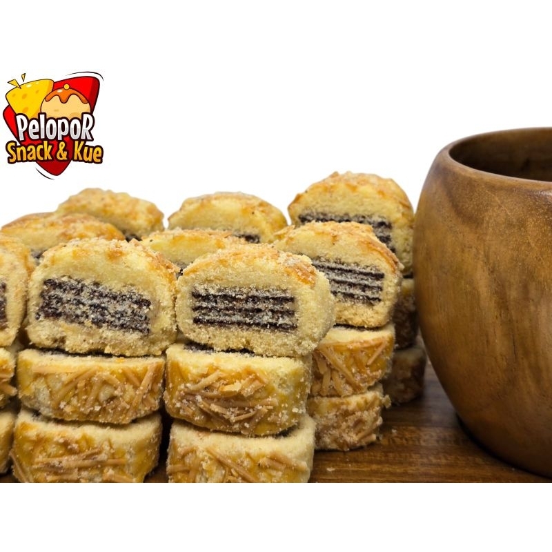 

kue wafer gulung keju/wafer roll/kue wafer/kue lebaran/kue enak premium 250 gram