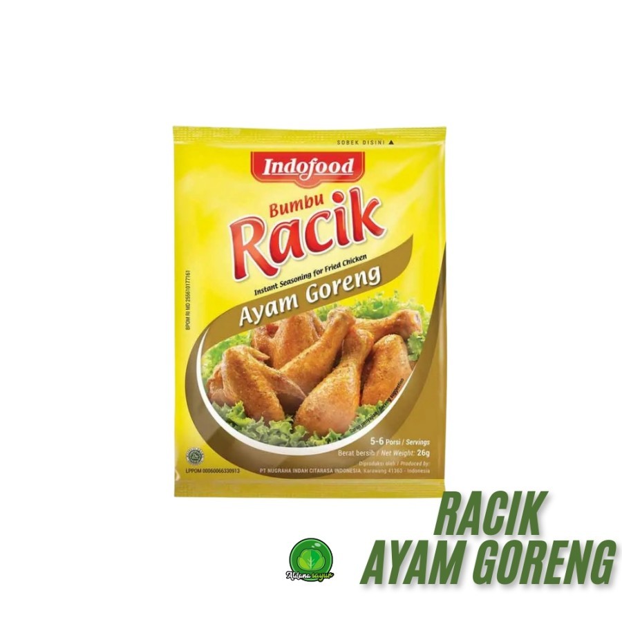 

Bumbu Racik Instan Ayam Goreng 26gr
