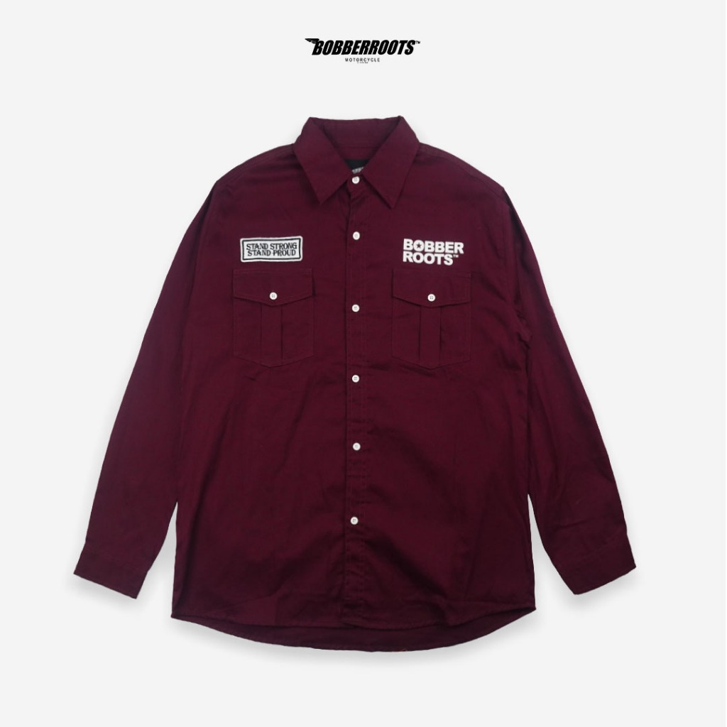 BOBBERROOTS - Kemeja motor kemeja bengkel workshirt MAJOR