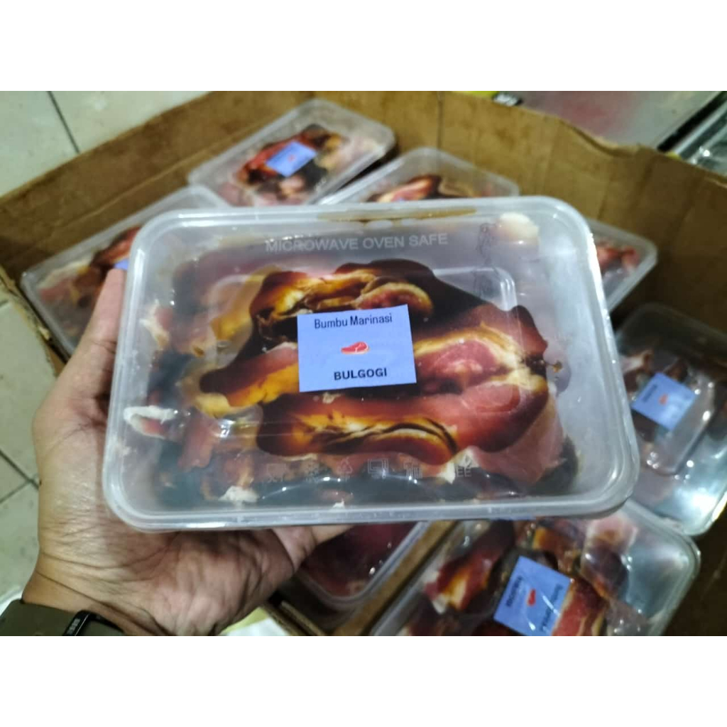 

Daging Marinasi Bulgogi 500gr Terenak Bandung