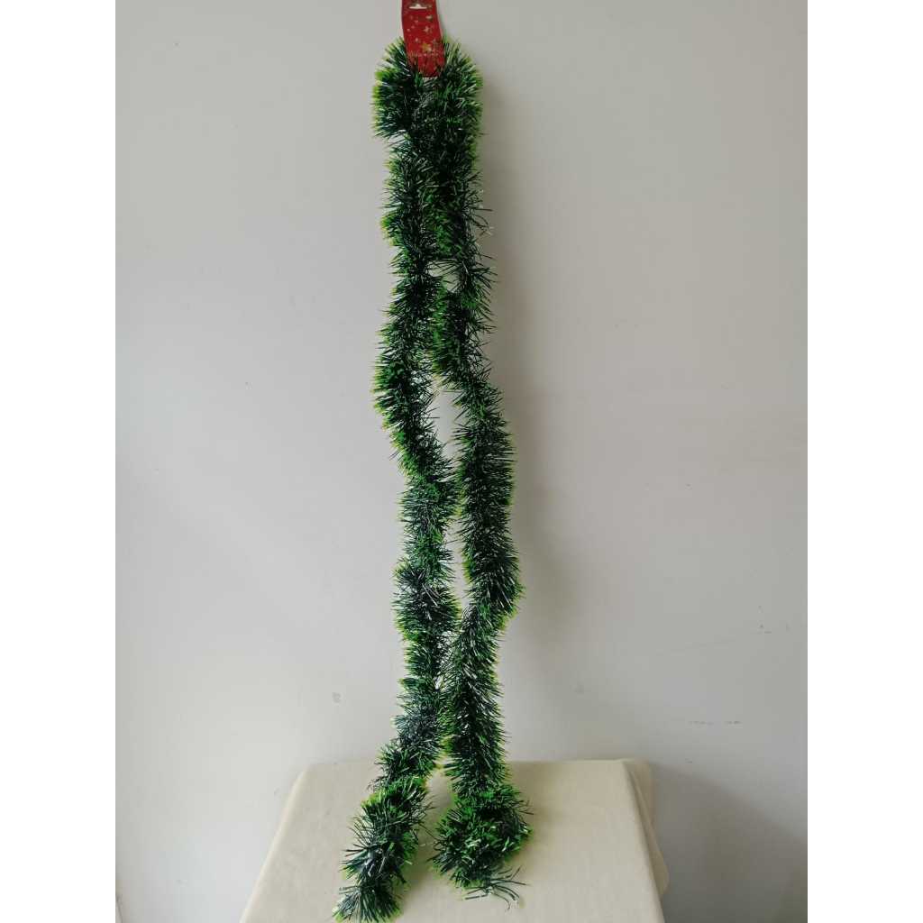 Slinger Natal / Hiasan Natal / Hijau Daun