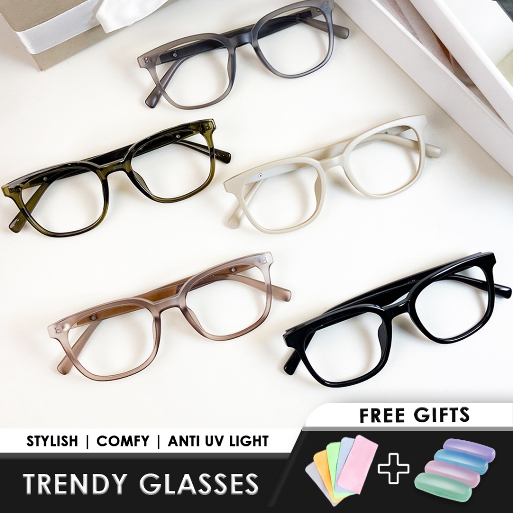 (Free Box & Lap) Kacamata minus/plus/Normal/plus/Normal Kacamata Photocromic Anti Radiasi kacamata M