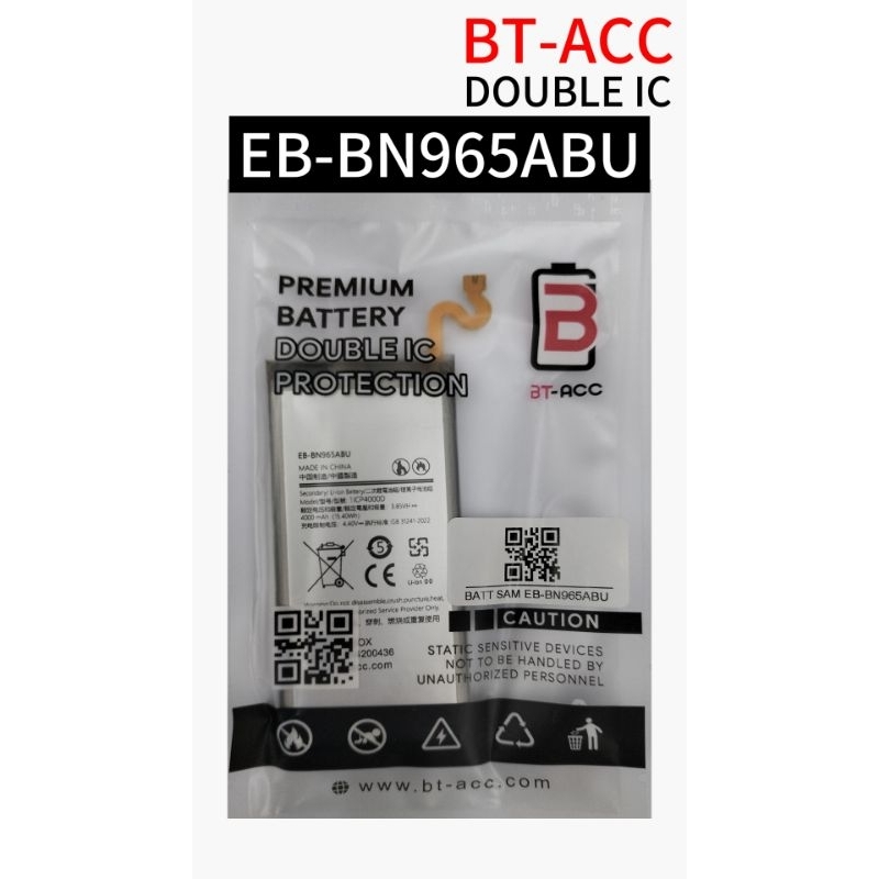 BATERAI SAMSUNG GALAXY NOTE 9/EB-BN965ABU BT ACC DOUBLE IC