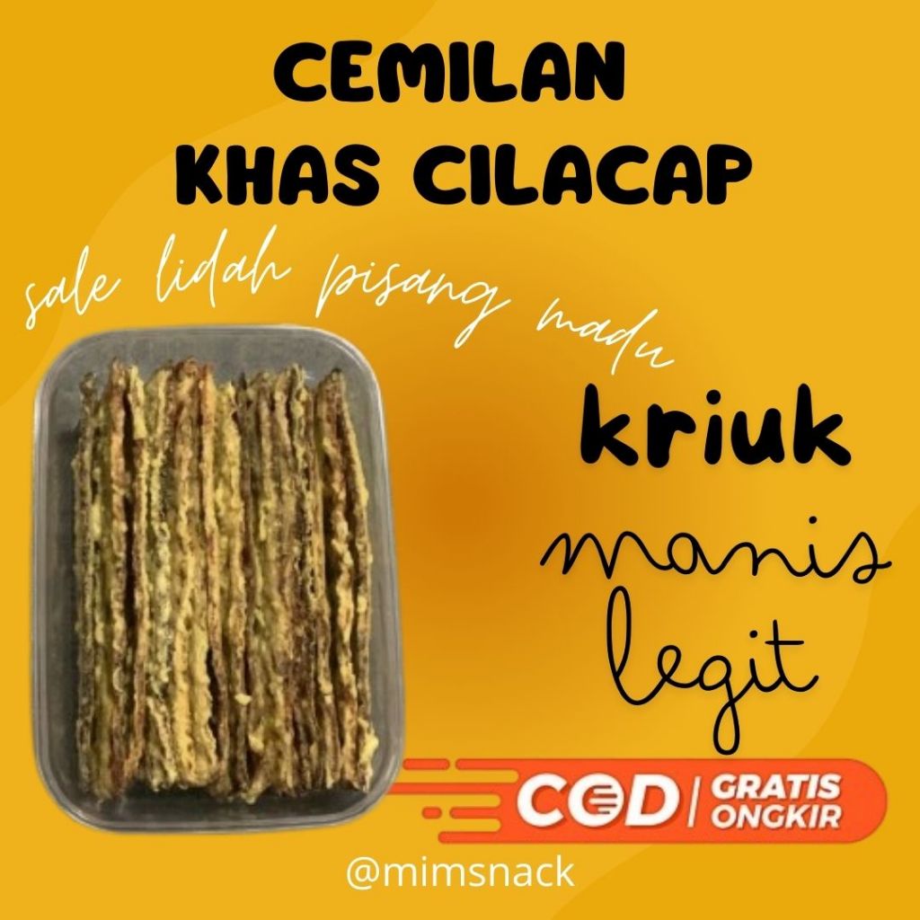 

Sale lidah atau sale press dari pisang madu manis alami